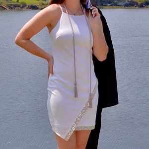 White graduation Dress